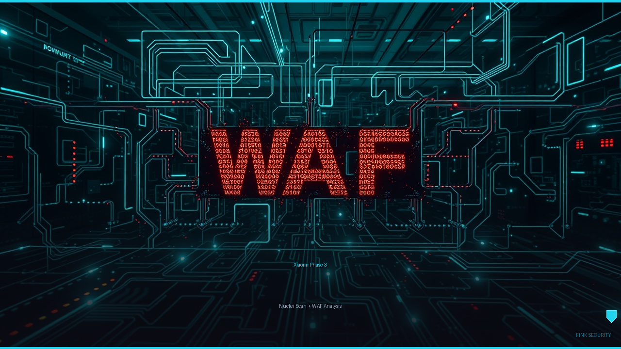 Xiaomi Phase 3: Nuclei Scan & WAF Analysis